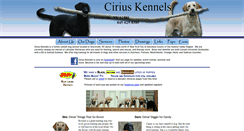Desktop Screenshot of ciriuskennels.com